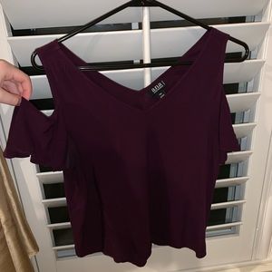 COLD SHOULDER BLOUSE